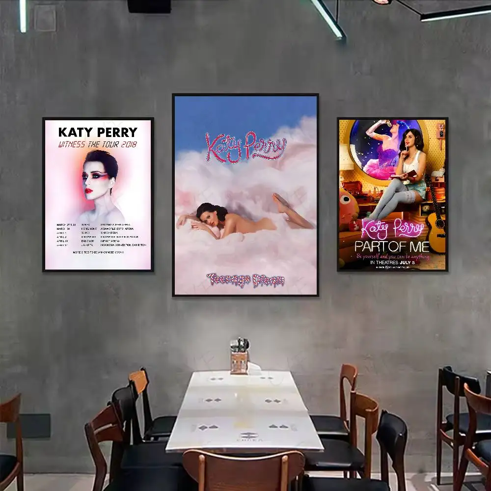 Singer  K-Katy P-Perry Poster Wall art print art suitable for living room bedroom bar parlor home decor gift
