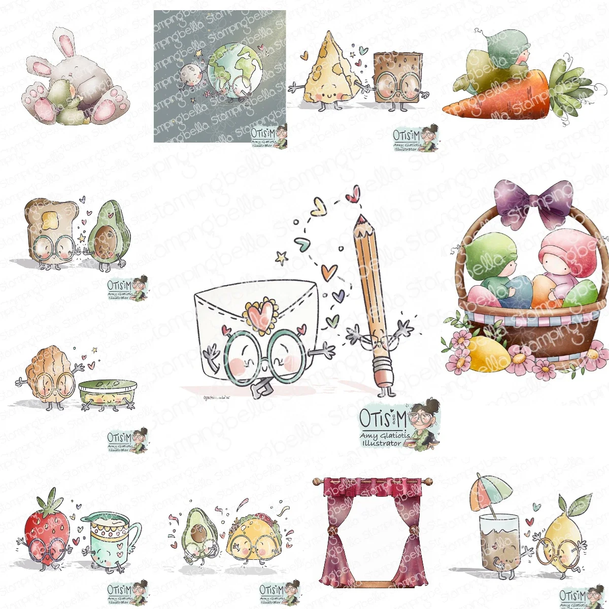 Easter Sentiment Set Cheese & Crackers 2025 Stamps For Diy Scrapbooking Crafts Maker Photo Album Template Handmade Decoration