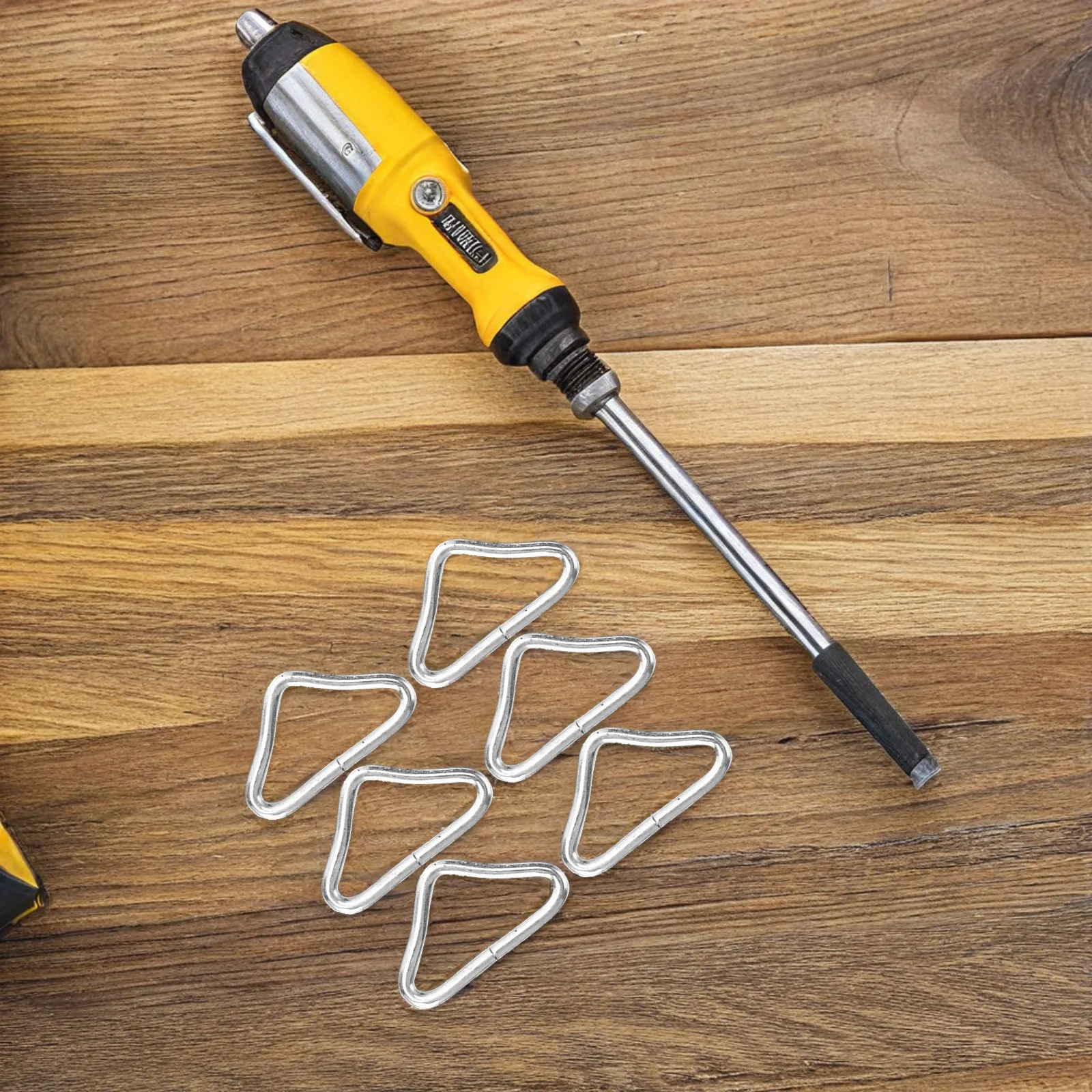 

72pcs Trampoline Triangle Buckles Galvanized Steel V-Shaped Connectors For Jumping Bed Mat Repair Durable Trampoline Replacement