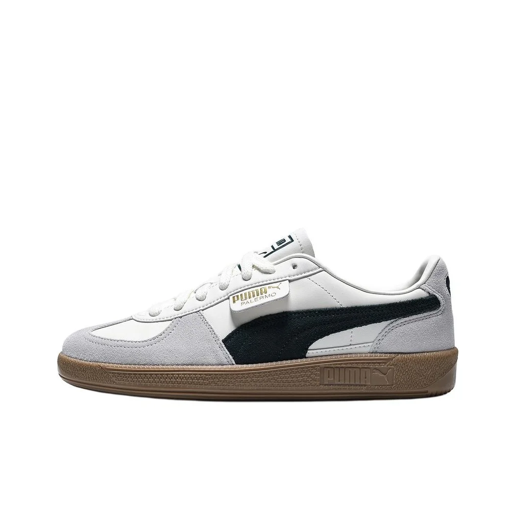 PUMA Palermo Lth Low top German Army Trainers Unisex White 396464-22