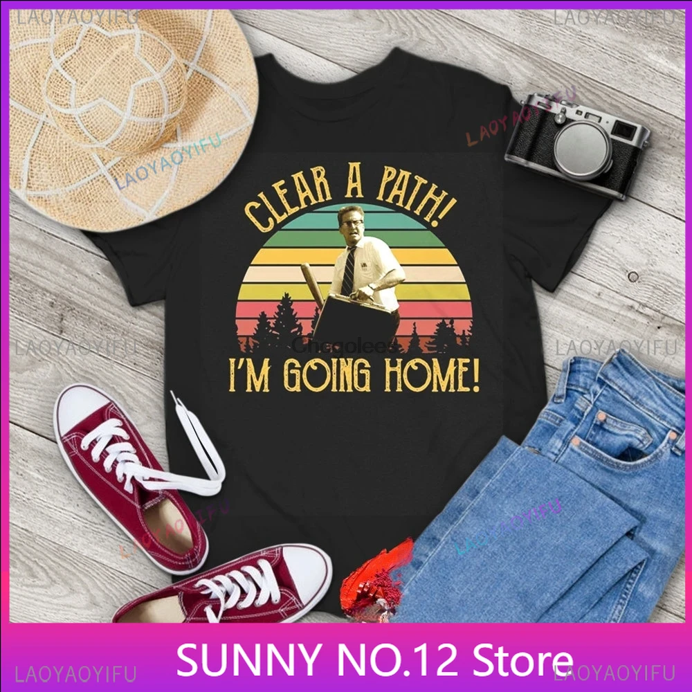 Clear A Path I’m Going Home Michael Douglas Vintage T-Shirt D-Fens Top Falling Down Popular Customized TV Movie Gift Tee