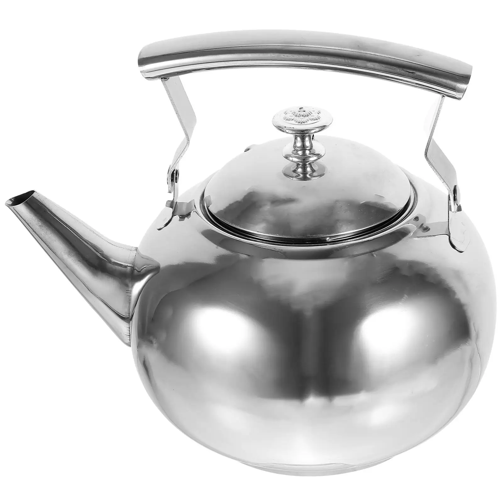 

Stainless Steel Tea Pot Kettle with Filter for Stovetop Gas Pots Teakettle Portable Heat Cold Resistance Home Use Kitchen Bar