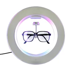 Magnetic Levitating 360 Degree Rotating Acrylic Sunglasses Display Stand Glasses Holder Eyeglass Rcrylic Rack for Retail Shop