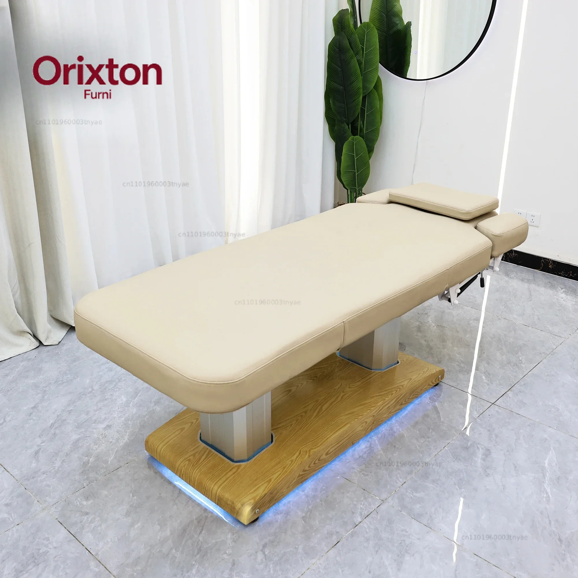 Electric Folding Facial SPA Bed Hydrotherapy Massage Table Salon Eyelash Chair Adjustable Beauty Care Shop Furniture