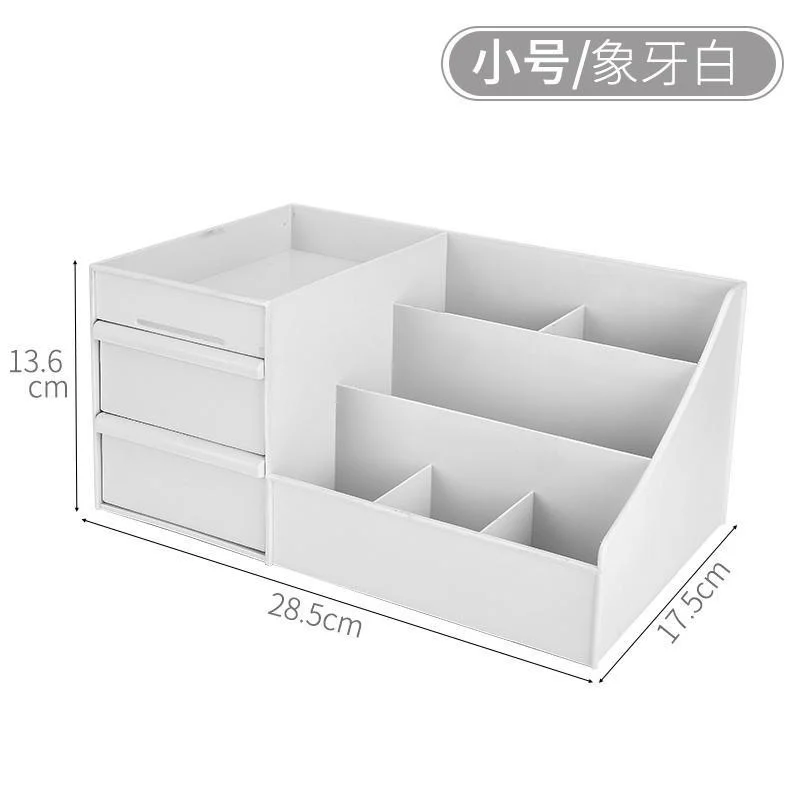 Makeup Organizer for Cosmetic Large Capacity Cosmetic Storage Box Desktop Jewelry Nail Polish Makeup Drawer Container