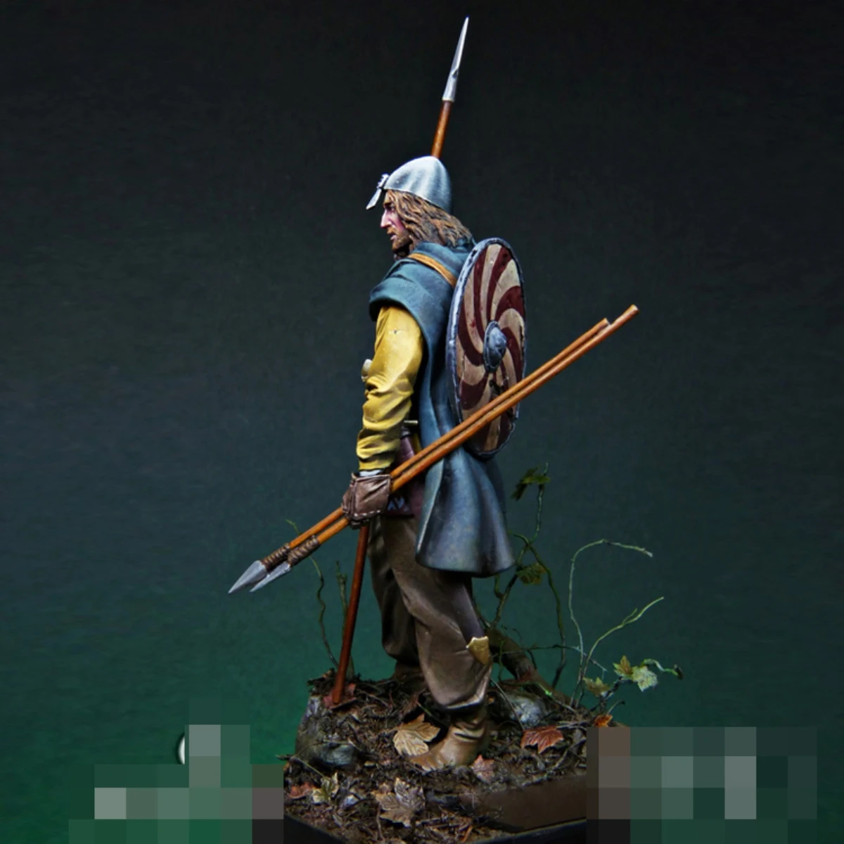 1/24 Resin figure unpainted model kit, historical theme Viking Warrior unassembled and unpainted GK
