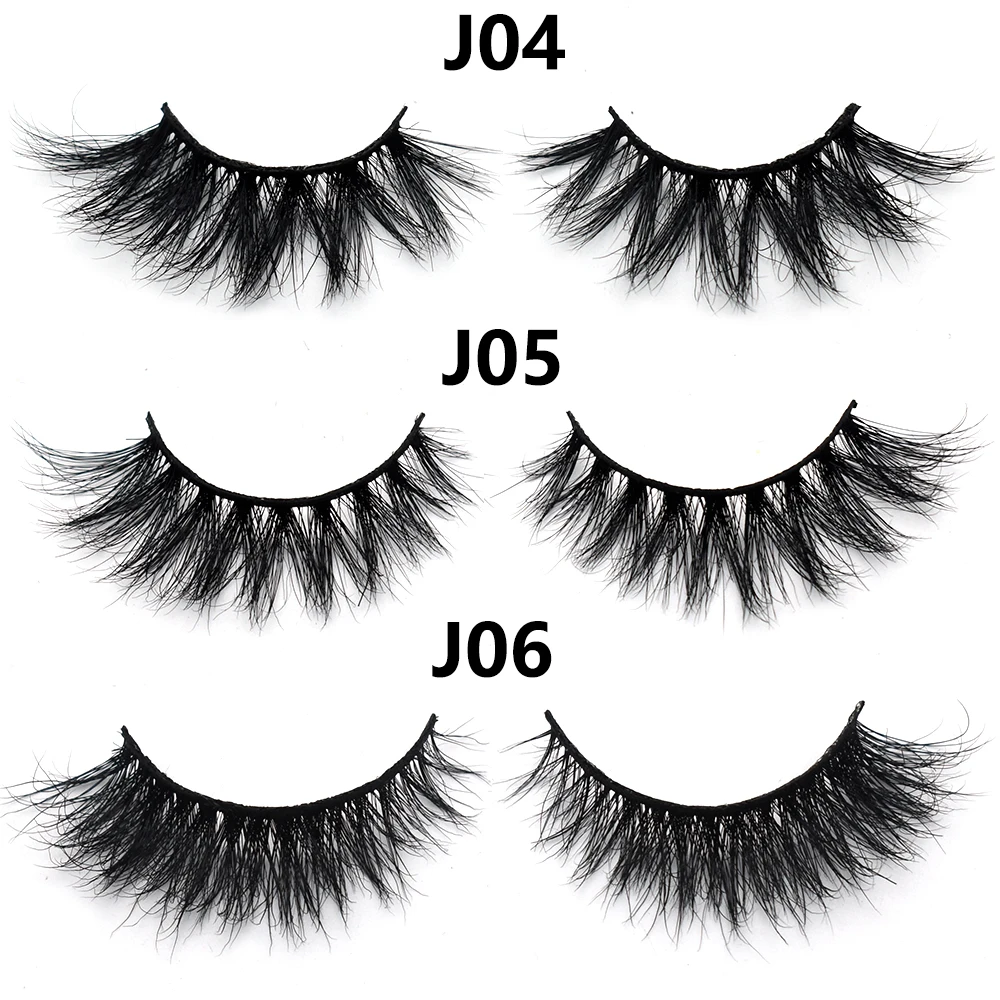 FOXESJI 3D Nerz-Wimpern Flauschige Hochvolumige Wimpernverlängerung Natürliche Zarte Volle Nerz-Kunstwimpern Großpackung Wimpern-Make-up – Detail 8