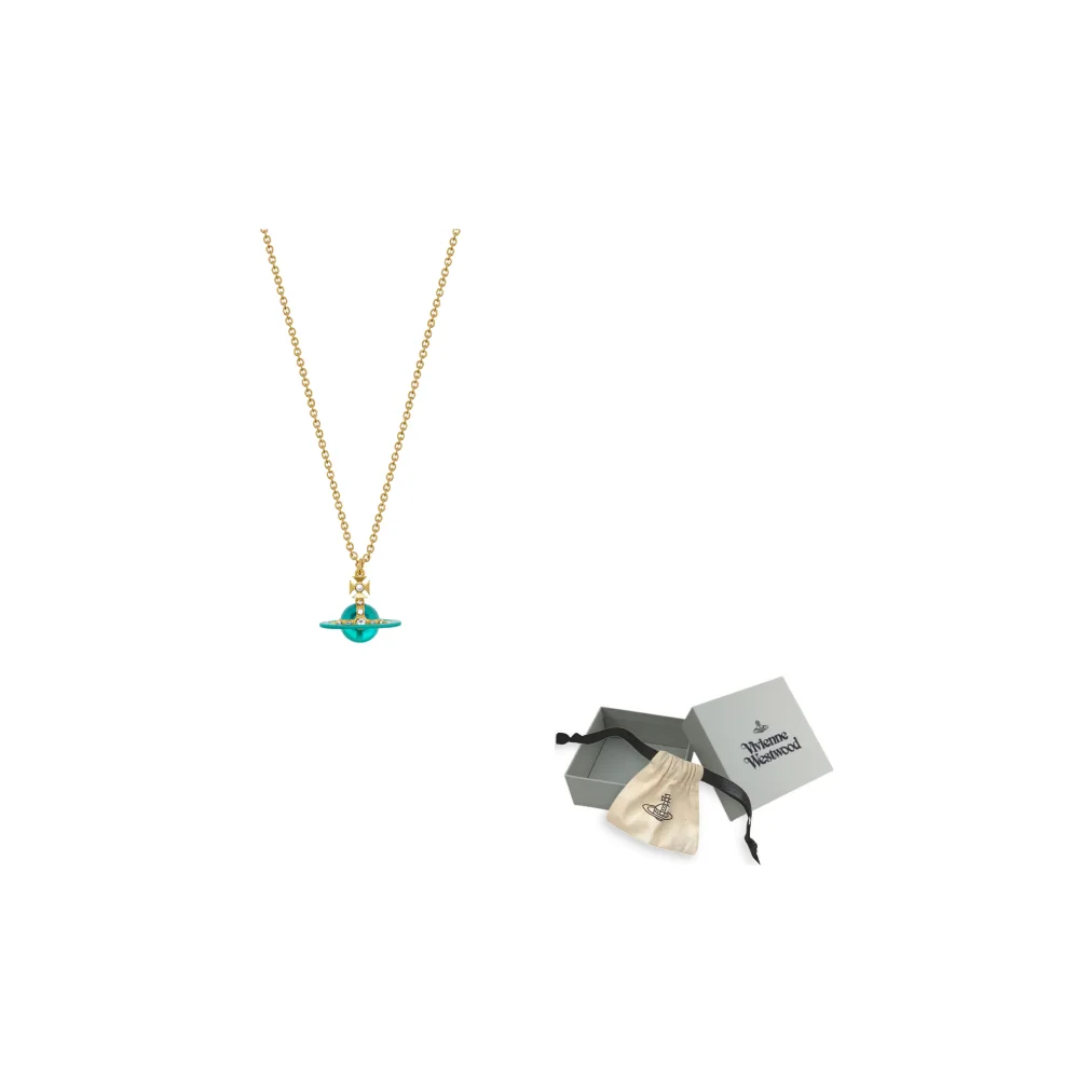 

Vivienne Westwood Brass Swarovski Crystal Necklaces Unisex Gold 8050889744252