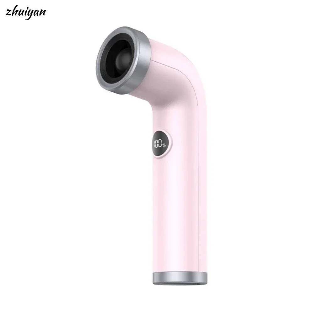 2026 Upgrade Bladeless Handheld Hair Fan Turbo High Speed Curved Design Digital Screen Fashionable Compact