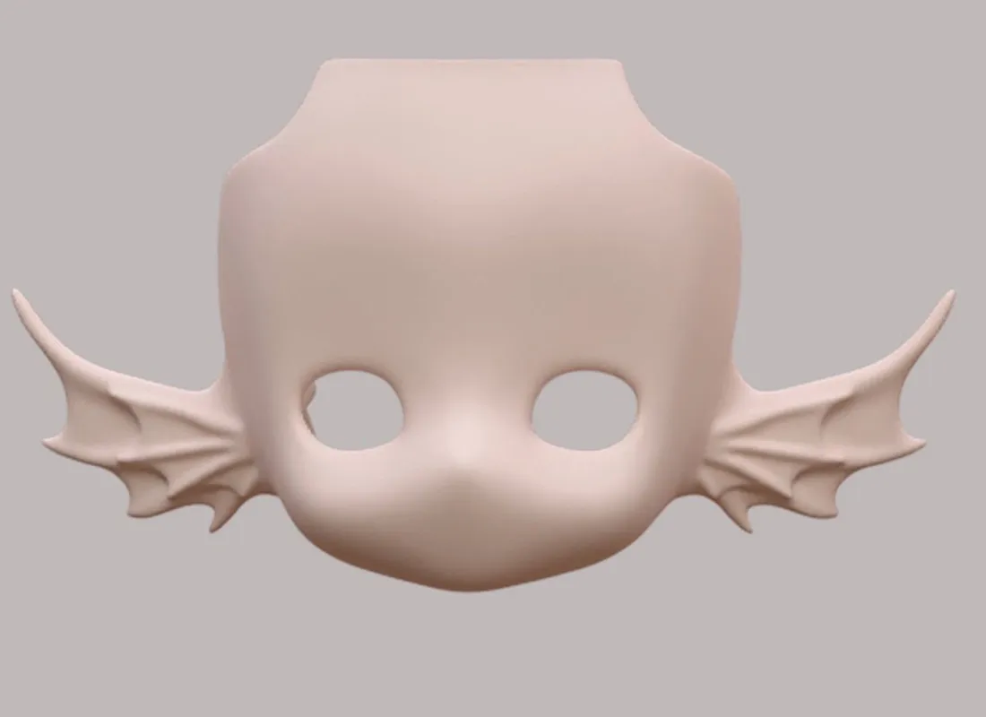 OB11 GSC Faceplates Zeemeermin Sirene Spiraal Leeg Gezicht Water Sticker Gezicht Shell Make Up Faceplate BJD Pop Accessoires Anime Speelgoed K