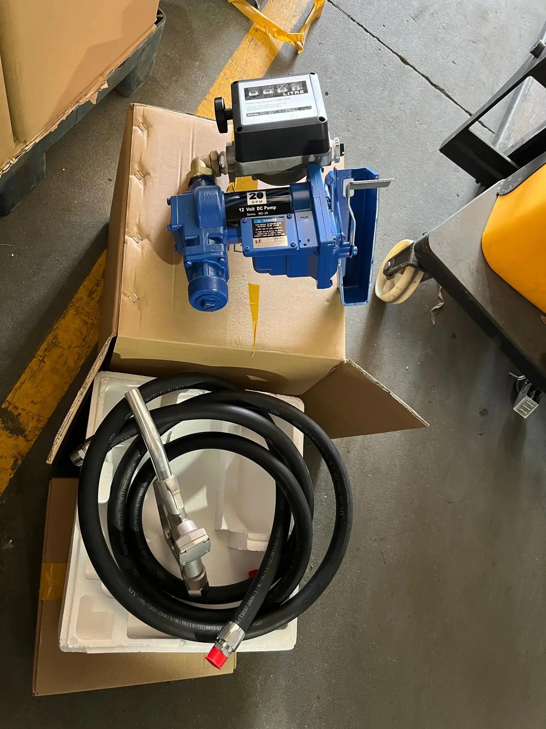Transfer Pump 20GPM Flow Rate DC12V Pump  Fuel Water Transfer Pump Portable