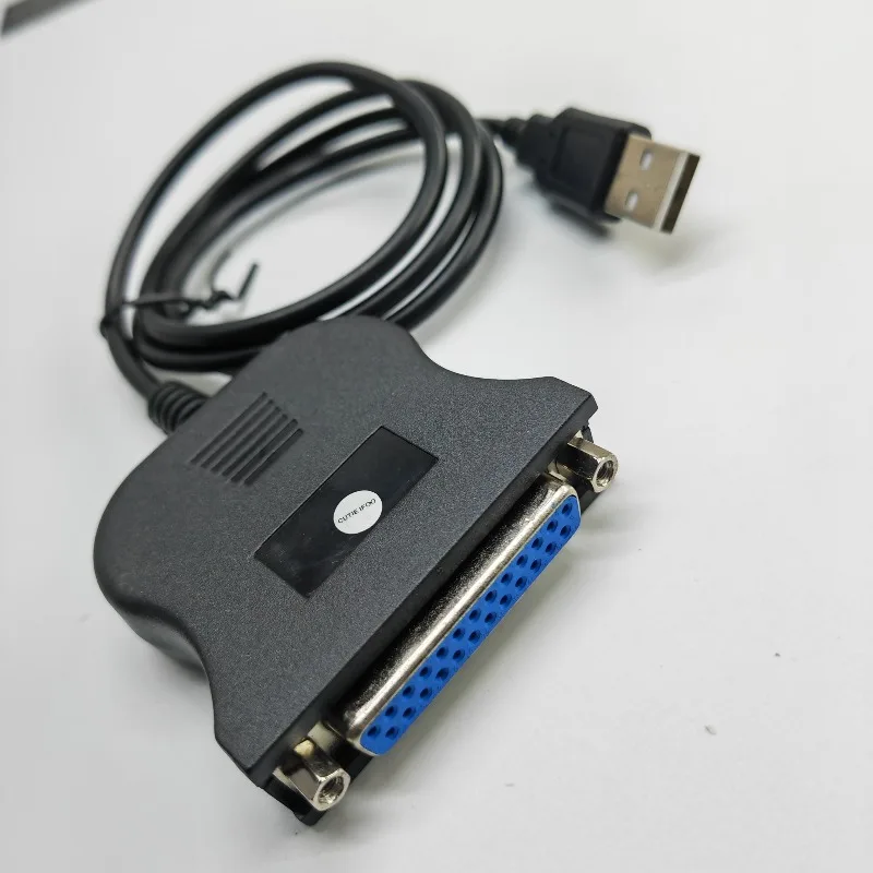 USB DB25 25Pin Male to Female Printer Parallel Port IEEE 1284 LPT Adapter Converter Cable Cord 0.8M