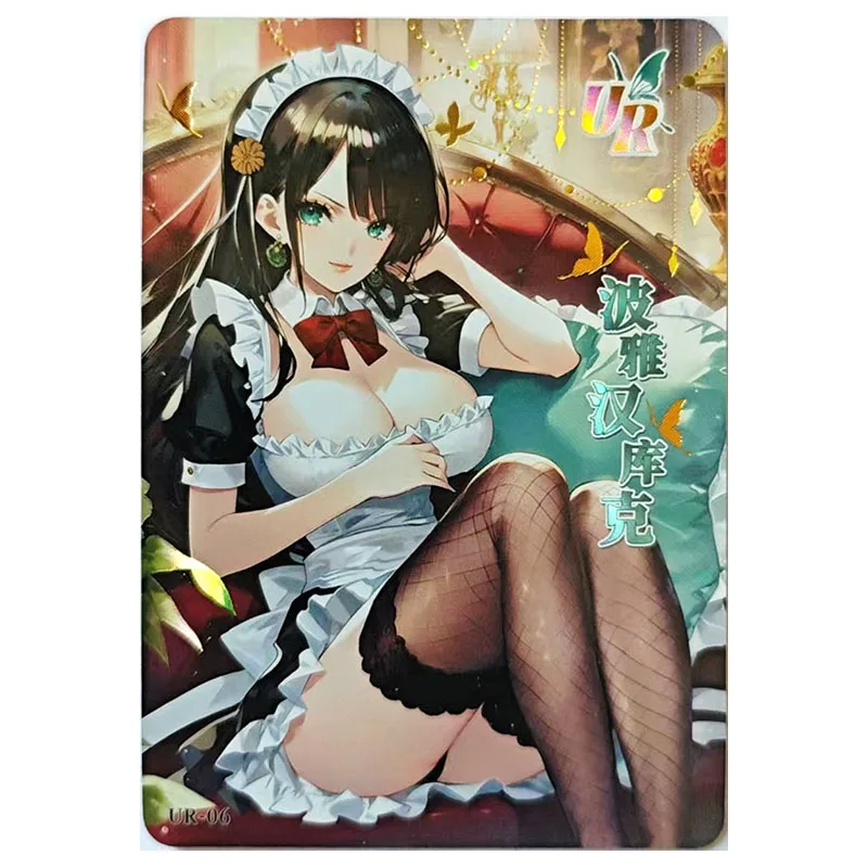 Anime Godin Verhaal Zeldzame UR Collectible Card Ram Raiden Shogun Rem Hancock Yor Forger Hayasaka Ai Speelgoed voor jongens Verjaardagscadeau