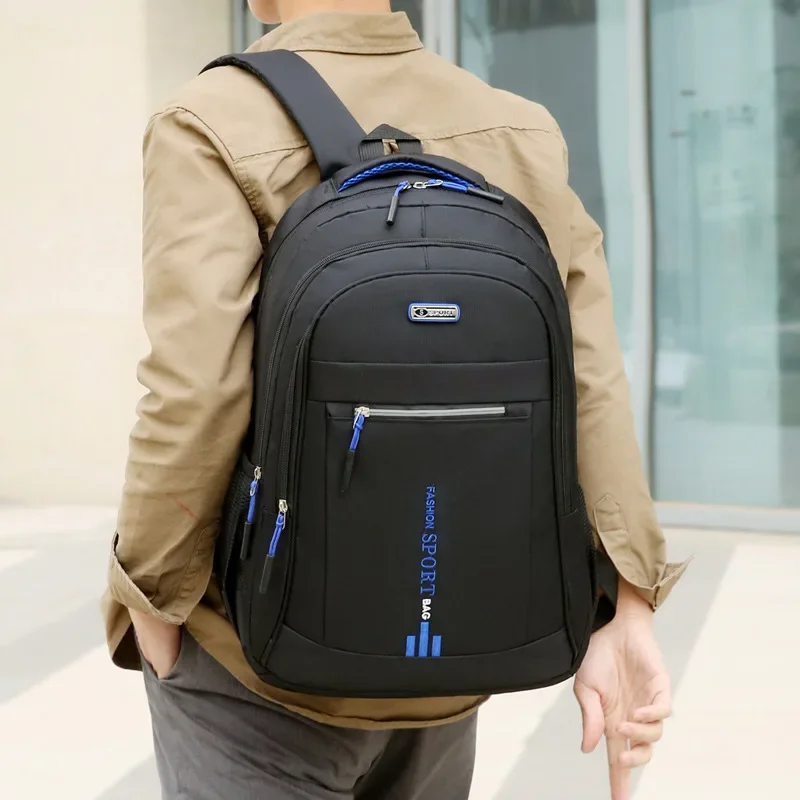 Zaini da uomo zaino impermeabile Oxford borsa per Computer da lavoro zaino da viaggio Casual zaino per studenti delle scuole superiori Senior