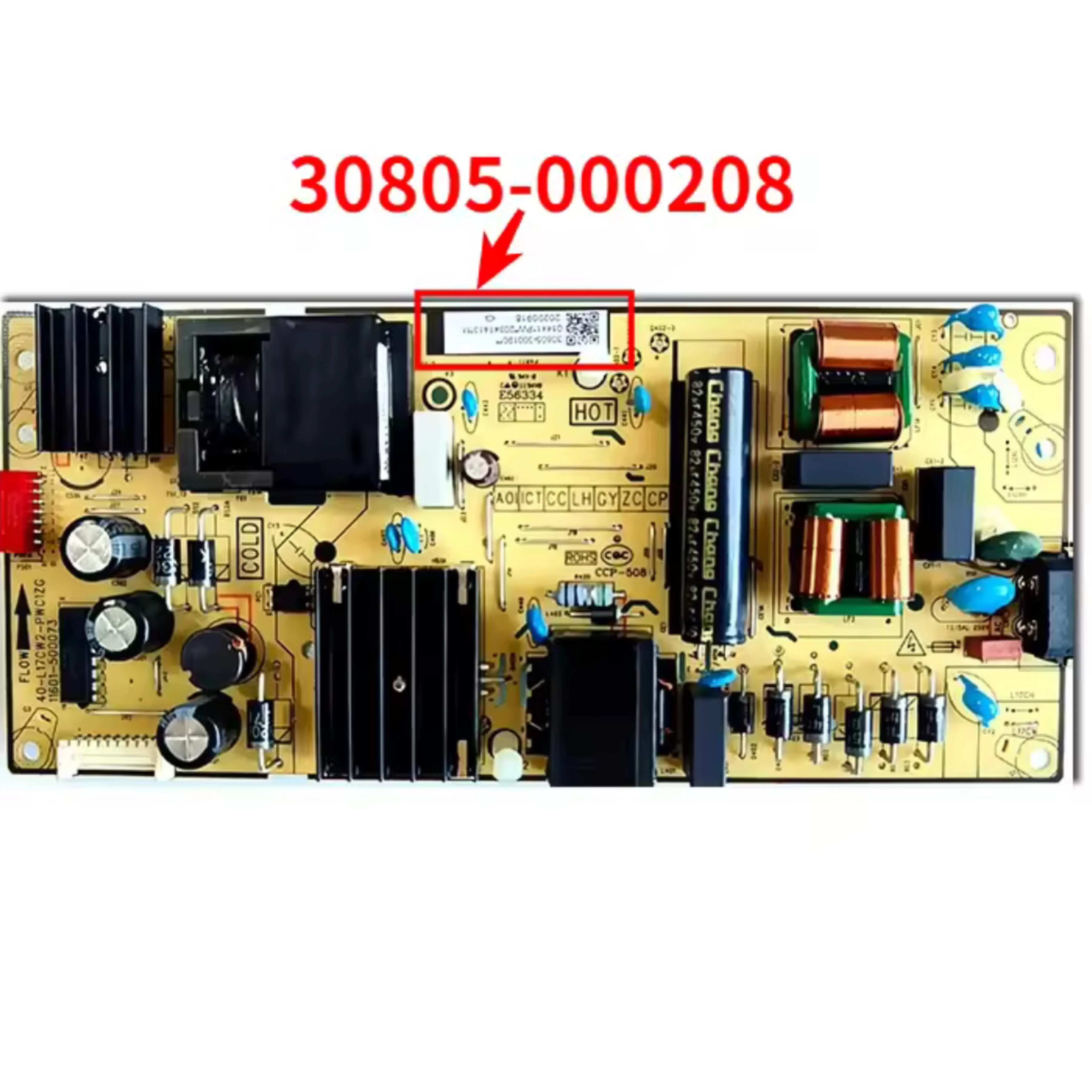 Oryginalna płyta zasilająca do telewizora TCL 65V8E 40-L17CW2-PWC1ZG 11601-500073 Akcesoria dostępne w magazynie 30805-000204 30805-000190 30805-000208 — zdjęcie produktu 4