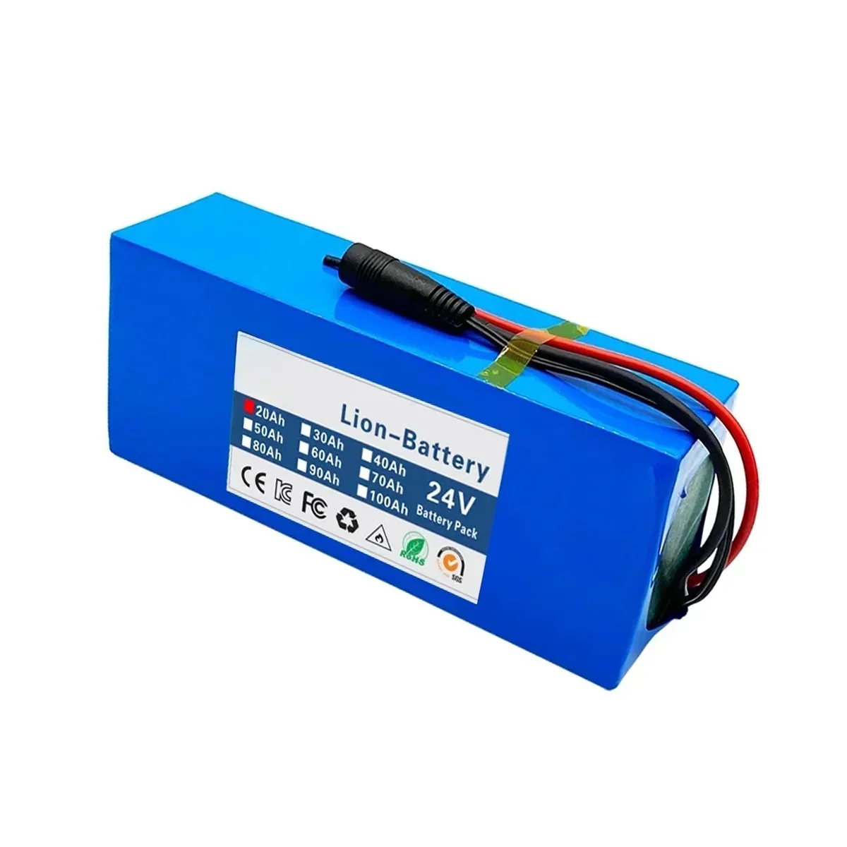 24 فولت 100 أمبير 18650 6s3p بطارية ليثيوم 24 فولت 100000 مللي أمبير بطارية ليثيوم أيون + شاحن ل سكوتر كهربائي #5
