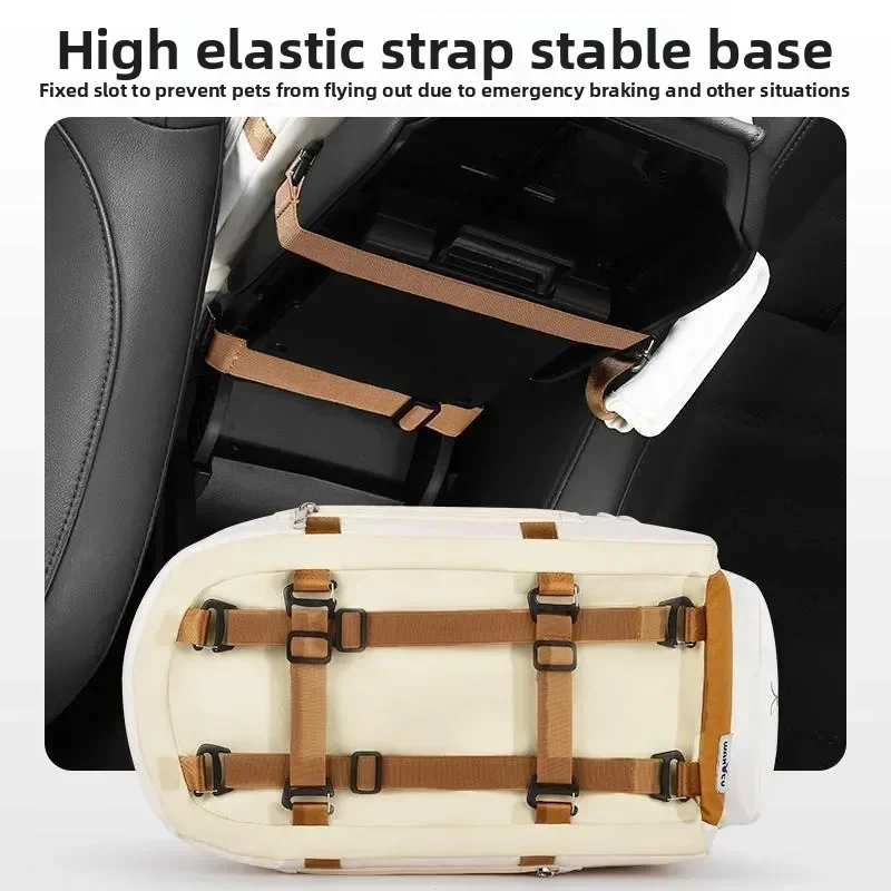 Portable pet nest can be carried outdoors with one shoulder