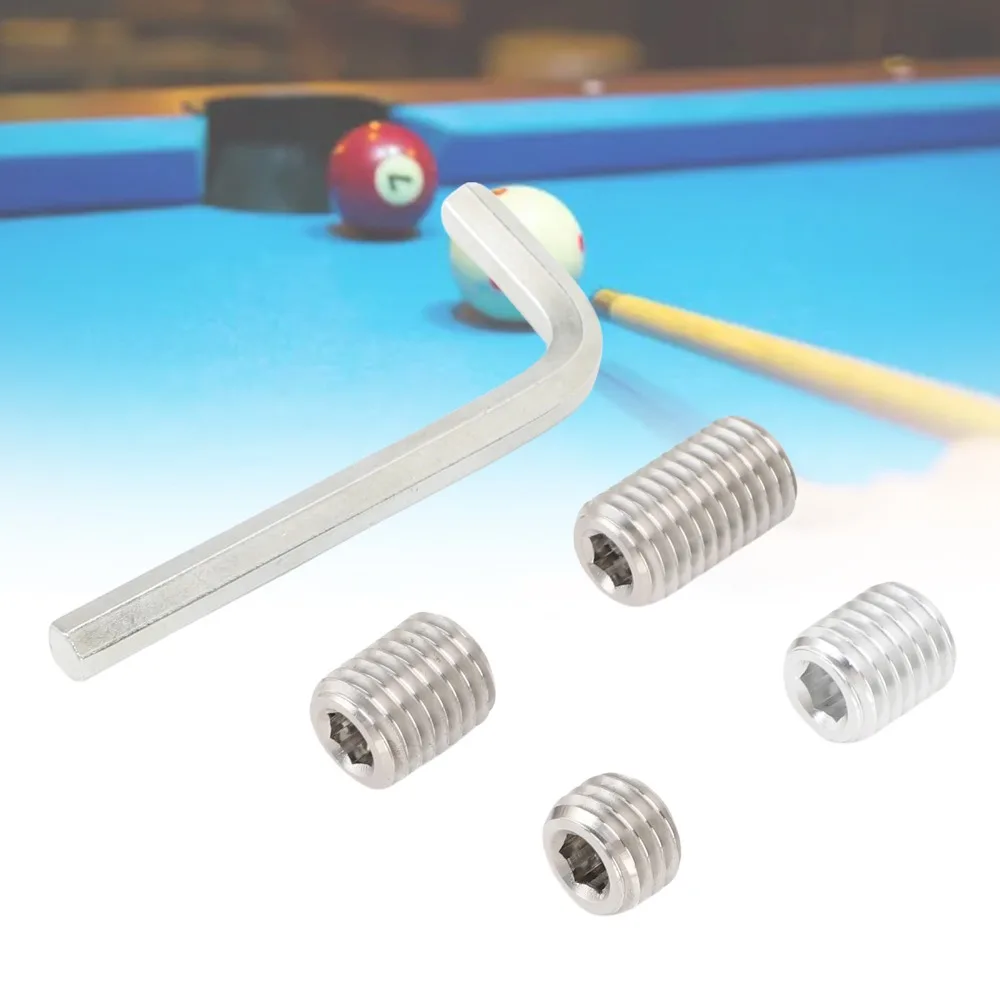 

Aluminum Pool Cue Weights Multi Specification Set Counterweight Screw Pool Stick Weights Different Weight Options for Cuetec