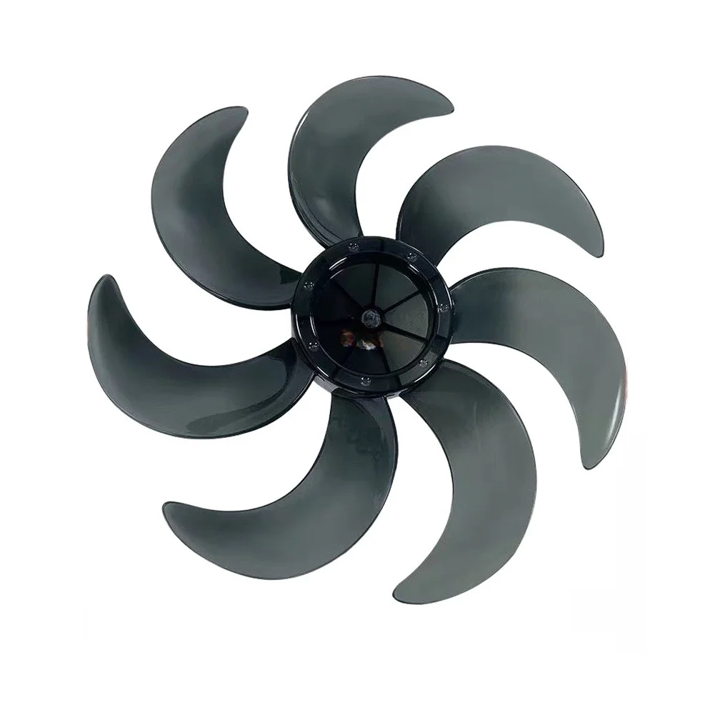 Replacement 7-Blade Fan Leaf Kit 12/14 Inch For Electric Fan, Optimized Airflow With Nut Cap Easy Install