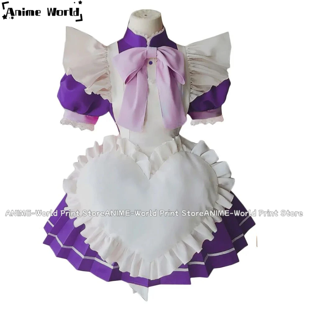 《Custom Size》Anime! Fujiwara Zakuro Maid Dress Elegant Lovely Uniform Cosplay Costume Party Outfit Women Custom Made