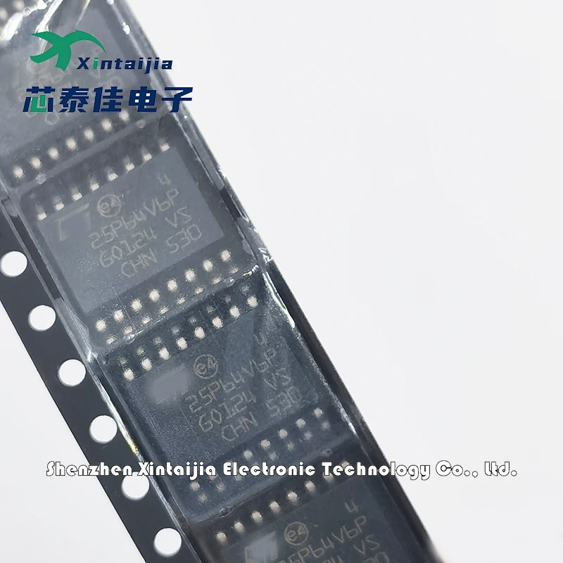 1PCS M25P64-VMF6TP SOIC-16 NOR flash, Serial flash 100% brand new and authentic, ready to ship in stock