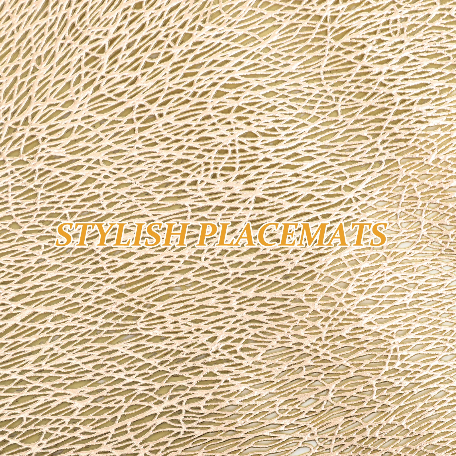 

Modern PVC Placemat Table Runner Dining Table Mat Insulation Heat Resistant 80 Celsius Decorative Holiday Placemats Washable