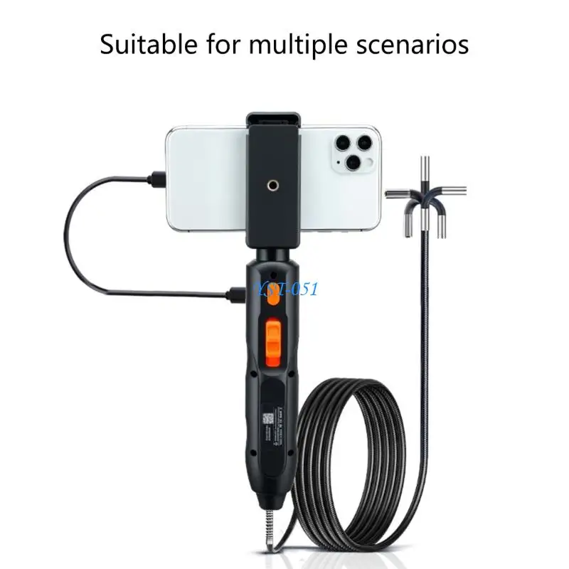 E15A USB Inspection Tool With IP67 Water Resistance And Strong LED Lighting For Low observability Areas