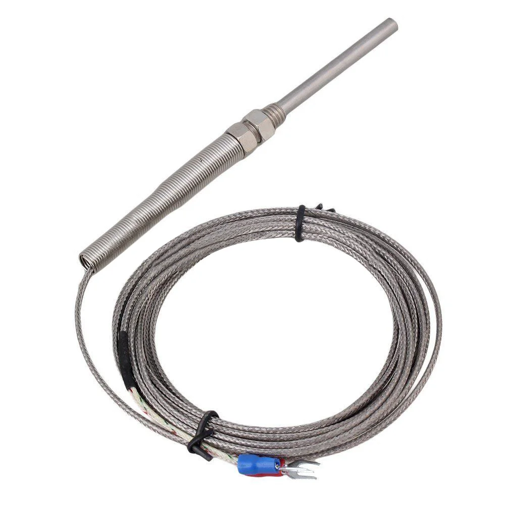 3 Meter High Temperature 100~1250°C Thermocouple K Type 50mm Probe Sensors Temperature Sensor Cable Digital Thermostat