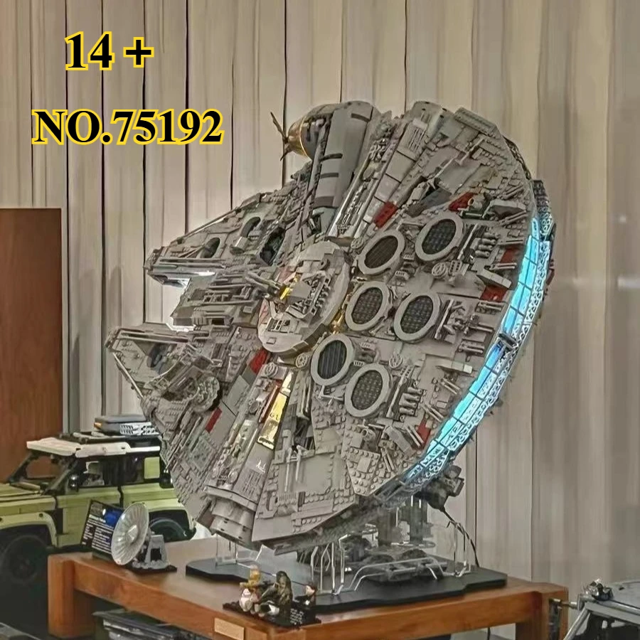 

2026 In Stock The Large Ship Falcon Home Decoration Compatible 75192 05132 For Children Boys Birthday Christmas DIY Gifts