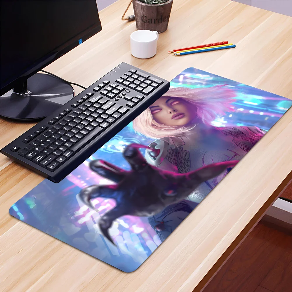 

1pc hot super woman G-Gwen Stacy Non-slip Mouse Pad Suitable For Office Computers Laptops E-sports Game Desk Mats XXL Keyboard