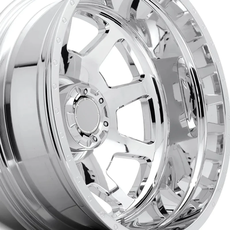 Customized Forged Car Rim 17 18 19 20 22Inch Chrome Aluminum Suv Pick-Up Off-Road Car Wheel Rim for Ford Colorado Jeep Gladiator