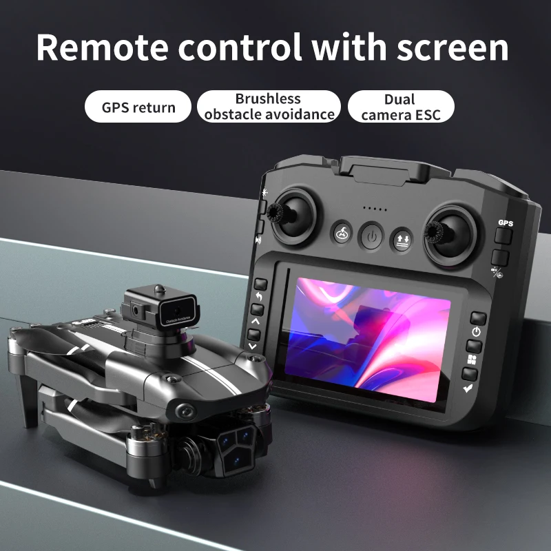 

Professional 8K FPV Drone with 4K Camera GPS Obstacle Avoidance RC Quadcopter Aerial Photography Helicopter Remote Control Toys