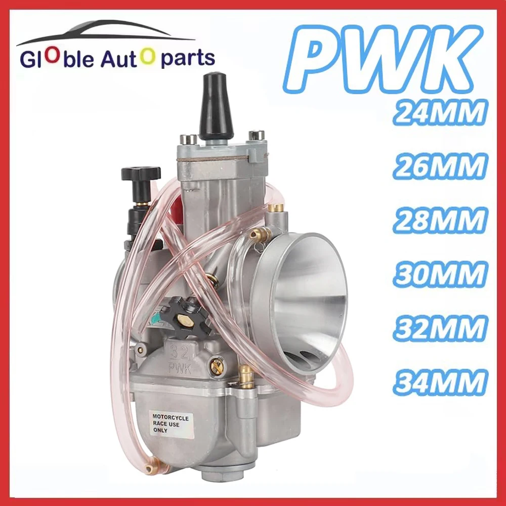 

Универсальный карбюратор с плоской шторкой для мотоцикла PWK 24 26 28 30 32 34 мм для гонок Mikuni Koso Scooter 2T 4T ATV Dirt Bike Enduro