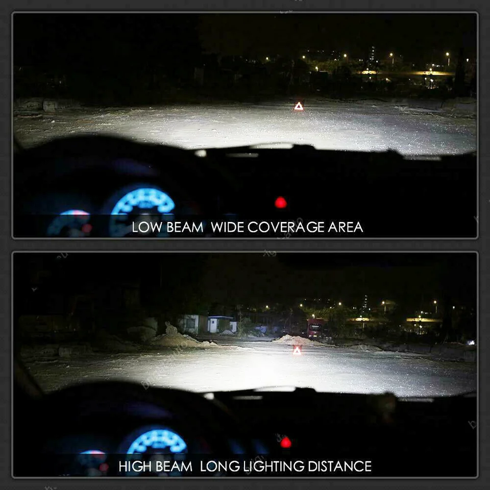 H4 880 LED Headlight High Low Beam Foglamp -with Easy Plug-and-Play Setup For Mitsubishi Galant 1999 2000 2001 2002 2003