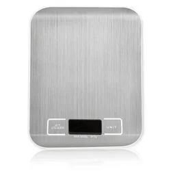 Digital Scales  5kg 10kg 1g Food Scale Weight Stainless Steel Electronic Balance Measure Tools LED Display Kitchem Use Libra