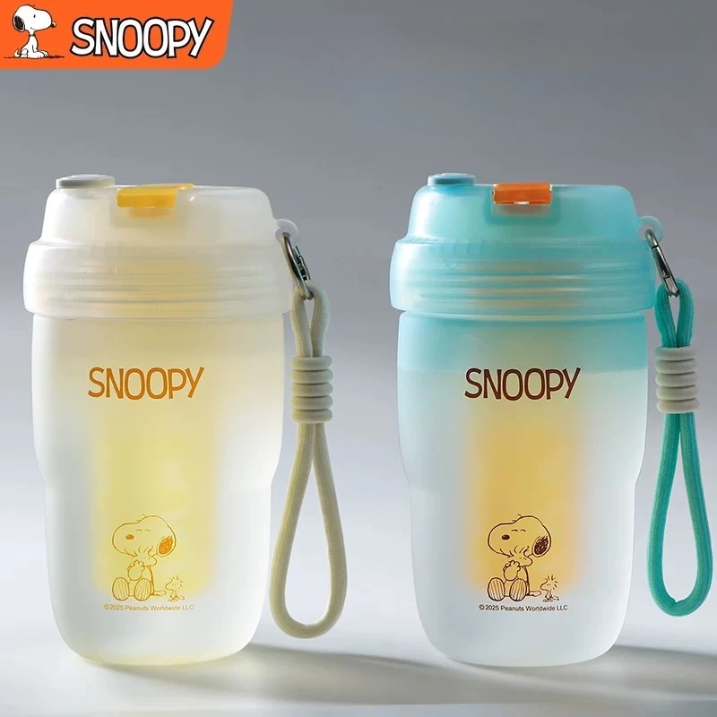novo-copo-portatil-de-leite-com-canudo-duplo-fosco-do-snoopy-desenho-animado-2026-presente-kawaii-para-estudantes-e-criancas-em-festivais