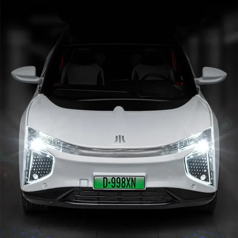 

1:24 HiPhi X SUV, сплав, новая энергетическая модель автомобиля, литье под давлением, металлические электромобили, модель автомобиля, имитация звука и света, игрушки в подарок