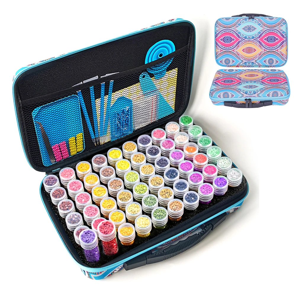 

Diamond Painting Accessories Bag with Beads Storage Containers Pen Trays Stickers DIY Stylus Art Tool for Embroidery Mosaic