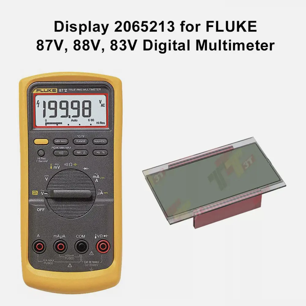 LCD Display 2065213 for FLUKE 87V, 88V, 83V Digital Multimeter