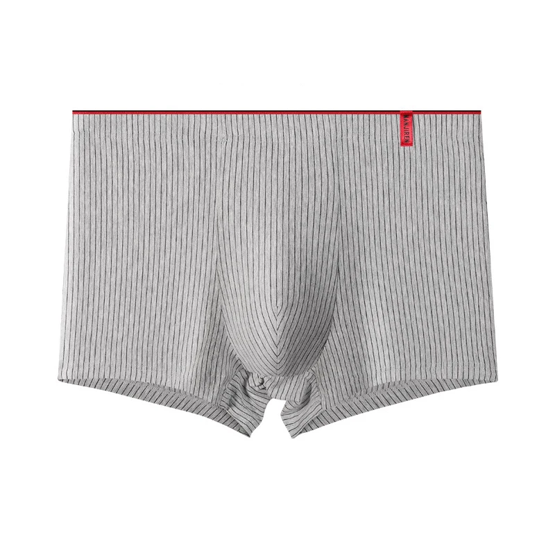 4pcs/lot Men\'s Boxer Shorts Cotton Men Underwear High Elastic Male Boxer Underwear Head Underpants Youth Middle-Aged Boxers