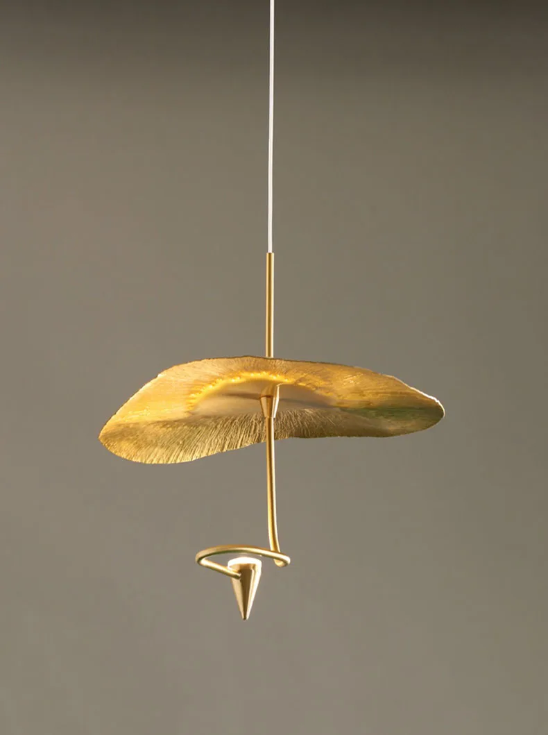 Art LED Chandeliers 20 25 30 35CM Copper
