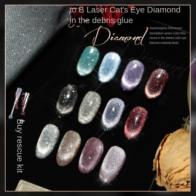 Annies 2022 Nieuwe Nagellak 15 Laser Metselwerk Cat Eye Nagellak Soak Off Uv Gel Volledige Dekking Gel Polish nagellak