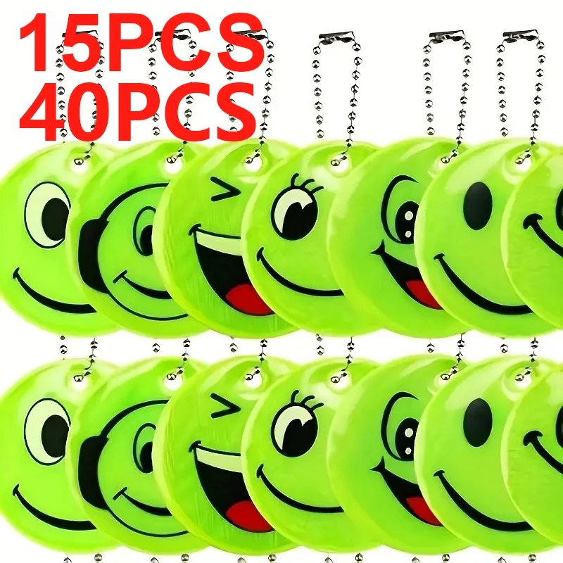 15/40Pcs Cute Pendants, Funny Double-sided Creative Pendants Diverse Expressions