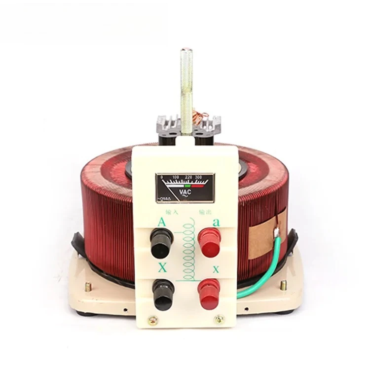TDGC2 Series 5KVA Ac Single Phase Variac Autotransformer / Contact Voltage Regulator