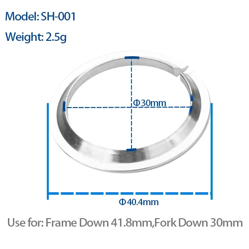BXT Bike Headset 1-1/8'-1-1/2' voor Frame Headset Tapered MTB/Road Fiets Headset Top Cap Fietsaccessoires Rechte Lager