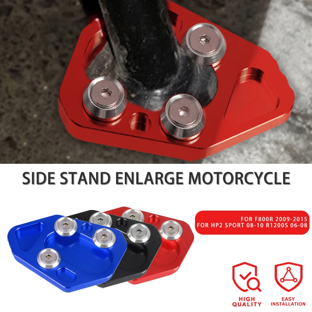 

F 800 F800 GT R S ST Motorcycle Side Stand Enlarge Support Plate Pads For BMW F800GT F800R F800S F800ST R1200S Hp2 Sport Hp 2
