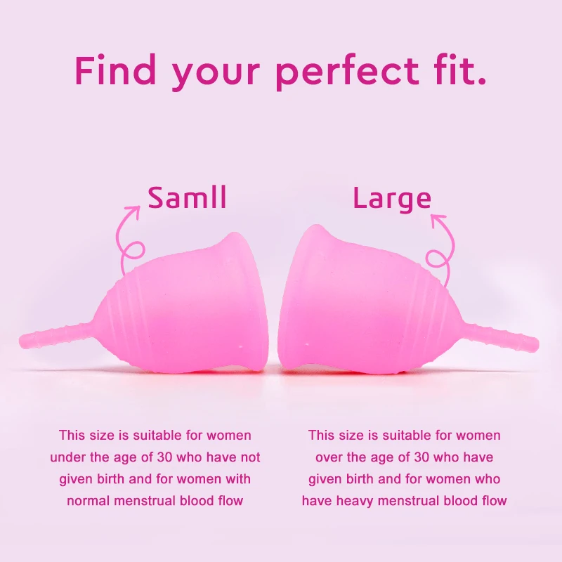 Soft Menstrual Cup 100% Medical Silicone Woman Period Use Hypoallergenic Certified Menstrual Collectors Menstruation Cups - Image 3