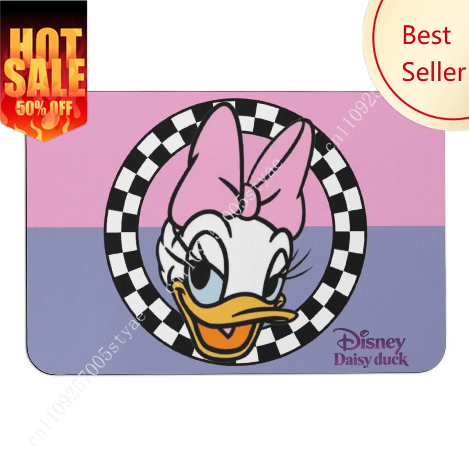 

Daisy Duck Doormat Disney Cartoon Rug Floor Mats Welcome Porch Home Holiday Party Decor Carpet Gifts Custom Non-Slip Rugs