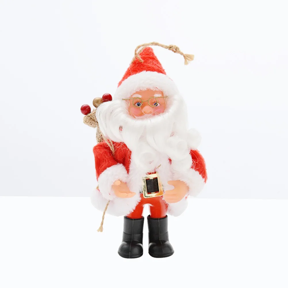 

Red Christmas Santa Decoration Standing Hanging Pendant Home Office Holiday Table Party Ornament Christmas Hanging