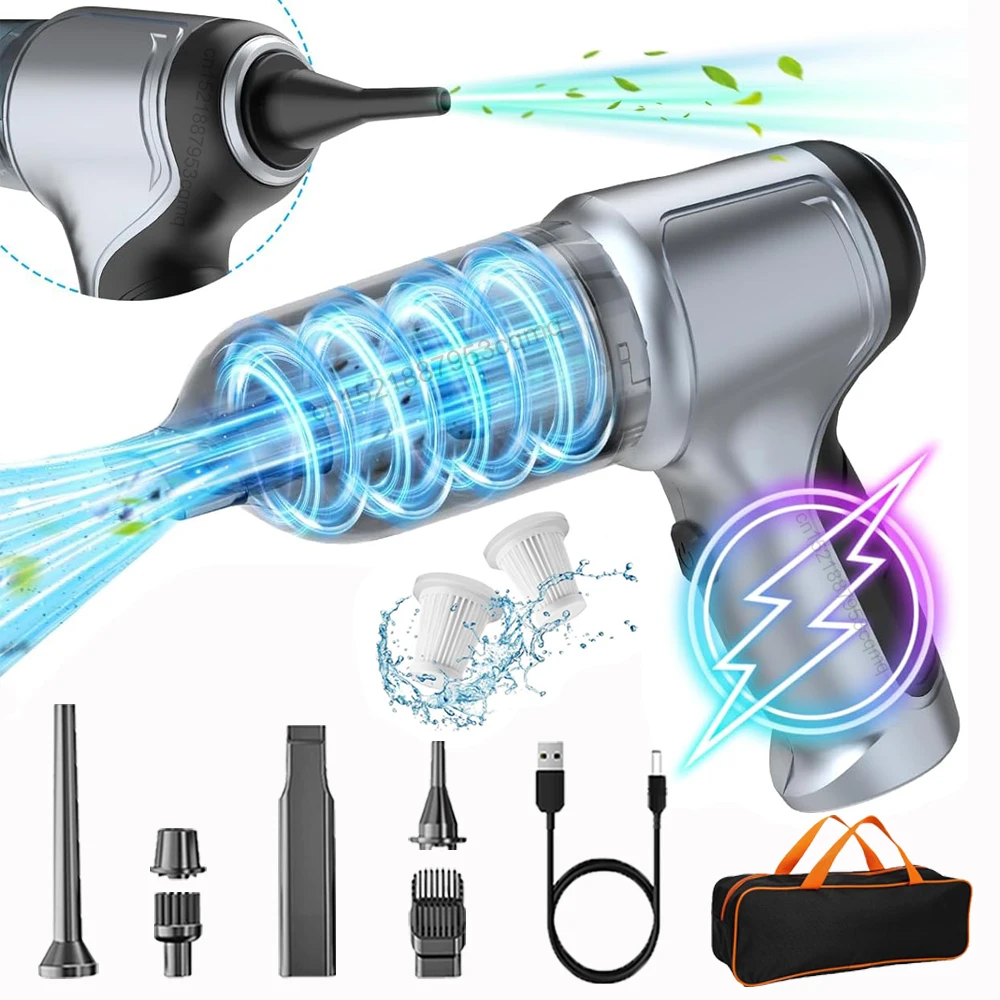 Car Vacuum Cleaner Wireless Strong Suction Cleaner Portable Handheld  Auto Vacuum Cleaner Car Home High Power MiniVacuum Cleaner